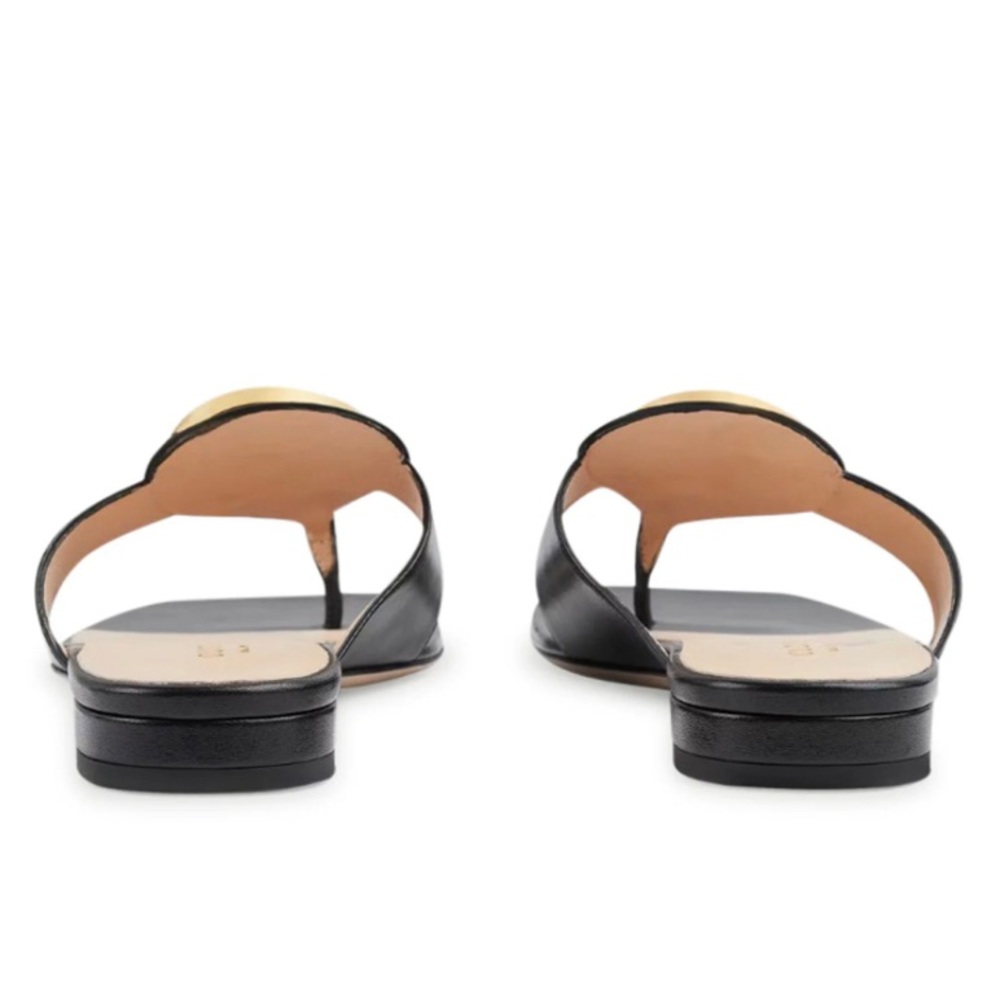 Authentic Women’s Gucci Thong Sandals BLACK - Picture 4 of 6